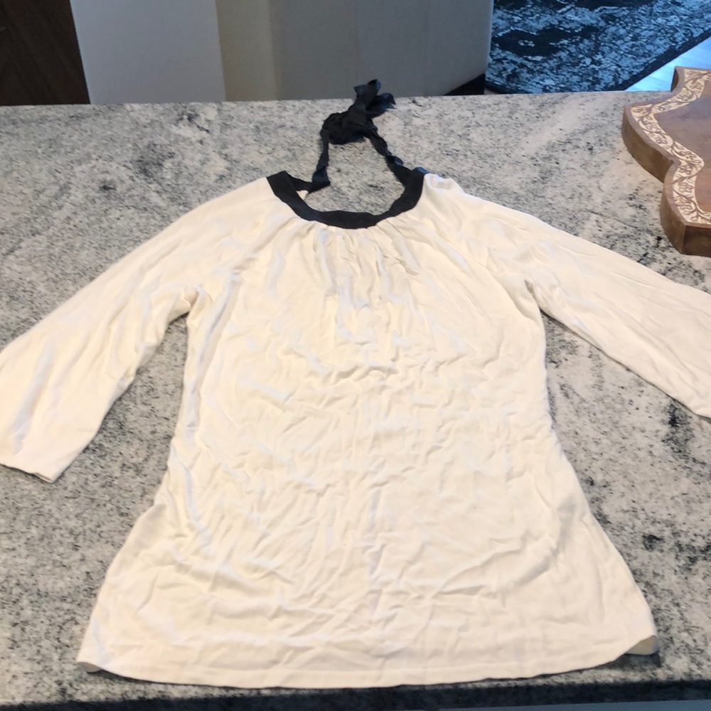 Banana Republic tie back blouse- never worn